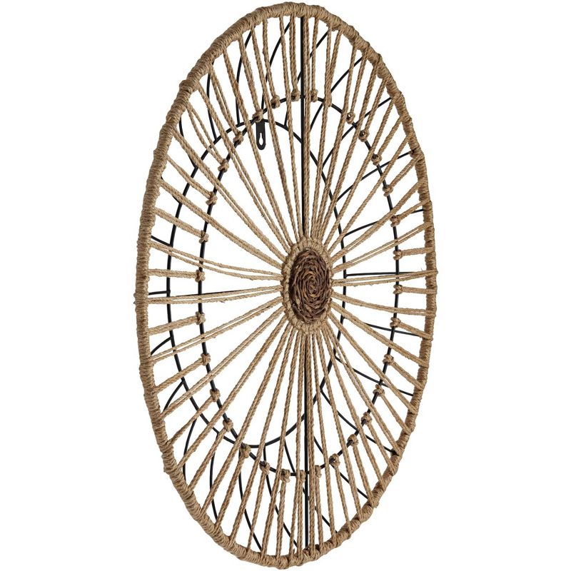 Carson Natural Fiber Rope 23 1/2" Wide Round Wall Art, 5 of 9