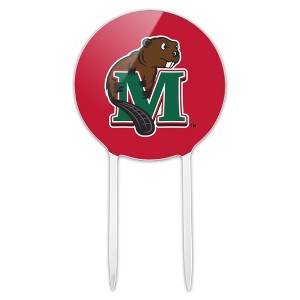 Minot State University Primary Logo Acrylic Cake Topper Party Decoration for Wedding Anniversary Birthday Graduation - 1 of 4