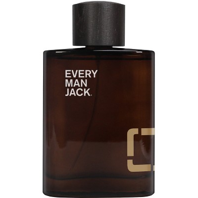 Every Man Jack Men's Sandalwood Cologne - Notes of Amber, Vetiver, and a Touch of Vanilla - 3.4 fl oz