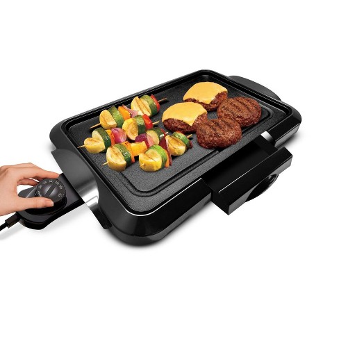 20 Grill Griddle Electric Non Stick Flat Top Indoor Countertop Portable  Large