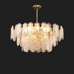 Siljoy Tiered Cloud Glass Chandelier - 1 of 4