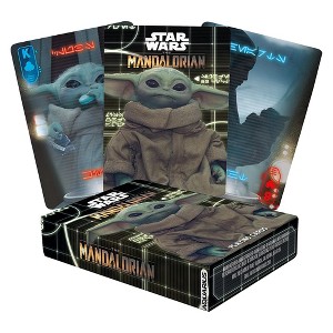 Aquarius Puzzles Star Wars The Mandolorian Grogu Playing Cards - 1 of 4