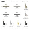 Livex Lighting Copenhagen 2 - Light Semi-Flush Mount in  Brushed Nickel - 3 of 4