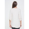 WEST K Women's Nora Ultrasoft V-neck Tunic with Long Sleeves and Front Seam Detail - 4 of 4