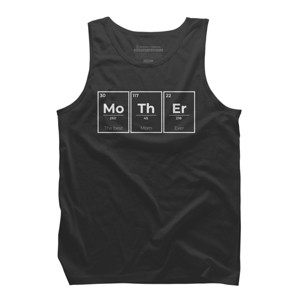 Men's Design By Humans Mother Periodic Table of Elements By BlackBerry55 Tank Top - 1 of 2