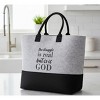The Struggle Quote Tote – 100% RPET Felt by Manual Woodworkers and Weavers - 4 of 4