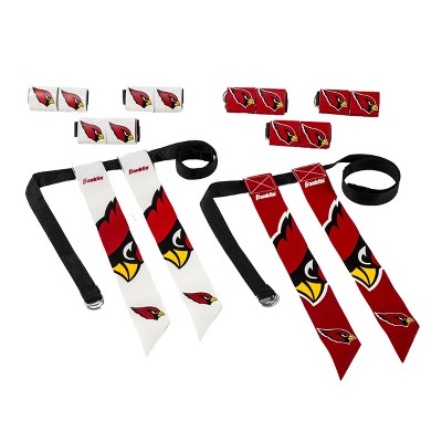 NFL Franklin Sports Arizona Cardinals Youth Flag Football Set