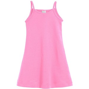 City Threads USA-Made Cotton Girls Soft Camisole Dress - 1 of 4