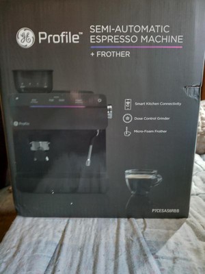 GE Profile™ Semi Automatic Espresso Machine + Frother - P7CESAS6RBB - GE  Appliances