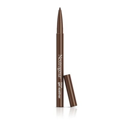 Neutrogena Intense Gel Eyeliner with Antioxidant Vitamin E, Smudge & Water-Resistant - Dark Brown - 0.004oz