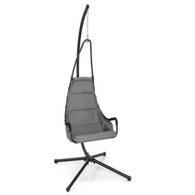 41.5"Hanging Chair with Stand and Extra Large Padded Seat