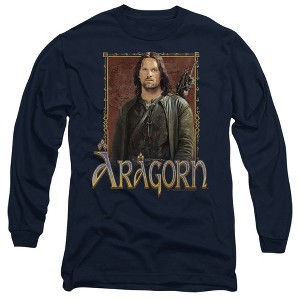 Men’s Lord Of The Rings Aragorn Long Sleeve T-Shirt - 1 of 4