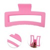 Unique Bargains Fashion Rectangle Frosted Hair Clips 1 Pc - 3 of 4