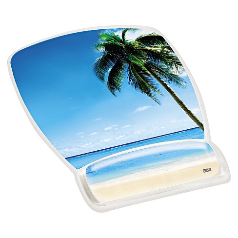 3m Fun Design Clear Gel Mouse Pad Wrist Rest 6 4 5 X 8 3 5 X 3 4