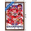 Trends International NFL Kansas City Chiefs - Super Bowl LVIII Champions Framed Wall Poster Prints - 3 of 4