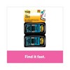 Post-it Flags Arrow Message 1" Page Flags, "Initial Here", Blue, 50 Flags Dispensers/2 Dispensers/Pack - 2 of 4