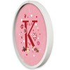 Creative Products Valentine Things Monogram Round White Framed Print - 2 of 4