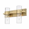 Lawson 2-Bulb Dimmable Vanity Light - Modern Steel Fixture for Bathroom, 17" Wide - 3 of 4