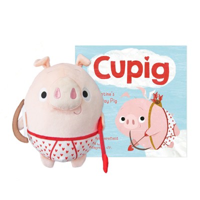 MerryMakers, Inc Cupig Plush And Hardcover Book Set