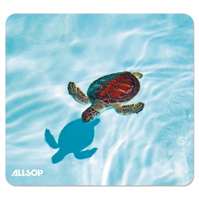 Allsop Naturesmart Mouse Pad Turtle Design 8 1/2 x 8 x 1/10 31425
