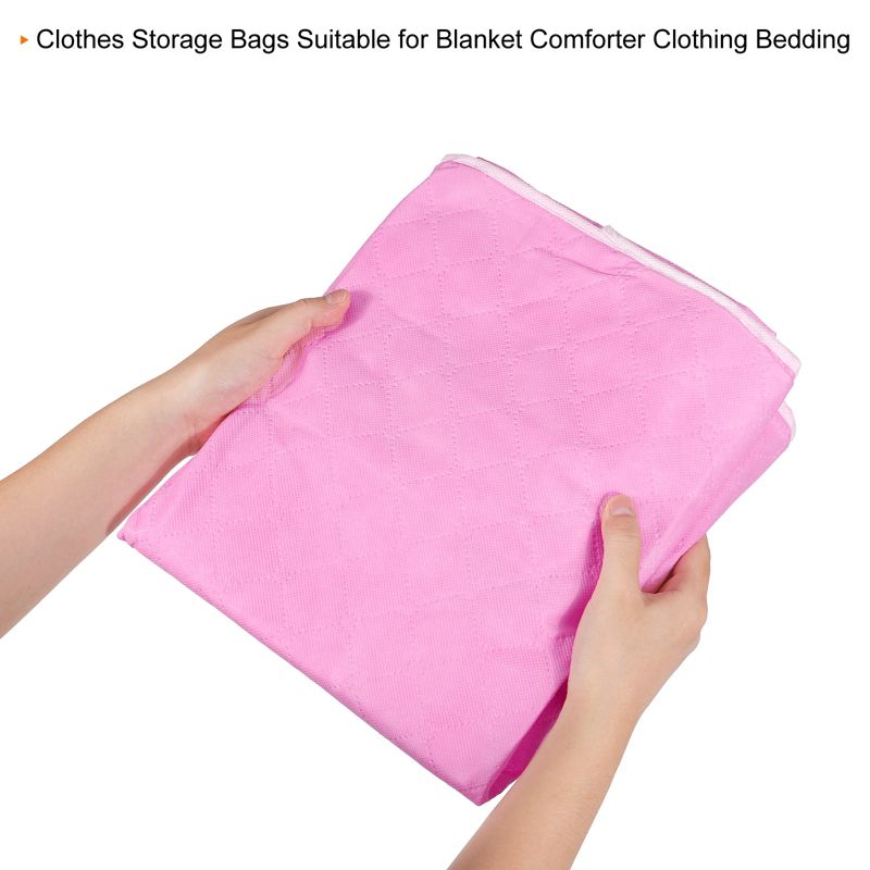Unique Bargains Under Bed Storage Foldable Clothes Bags Storage Bins, 5 of 7