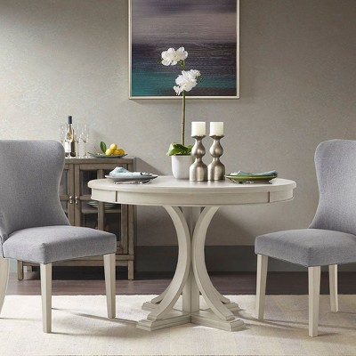 NicBex 44" Round Dining Table Solid Wood Finish Classic Design Dining Table for Kitchen