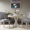 NicBex 44"/ 46"/54" Round Dining Table for 4 Seaters,Kitchen Table with Solid Wood/MDF Tabletop for Kitchen,Gray/White/Walnut - 2 of 4