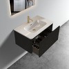 NicBex Floating Bathroom Vanity with Sink,Bathroom Sink Vanity with Drawer,24/30/36 inch Bathroom Sink Cabinet for Bathroom,Walnut/Oak/Black - image 2 of 4