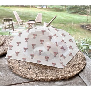 NCAA Texas Tech Red Raiders 2pk Repeat Logo Food Covers - 1 of 3