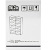 Showcase 12 Car Display Case Wall Mount with Black Back Panel and Extra Space "Mijo Exclusives" for 1/64 Scale Models - 3 of 3