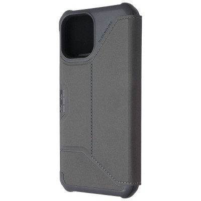 UAG Metropolis Flip Folio Cover Case for iPhone 12 Pro Max - LTHR ARMR Black