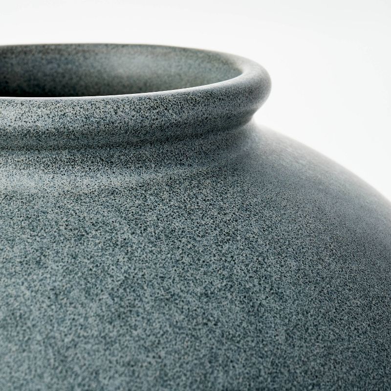 10&#34; x 10&#34; Round Earthenware Vase Gray - Threshold&#8482; designed with Studio McGee, 3 of 5
