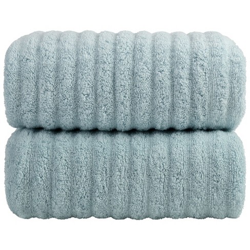 Zero-twist, 100% Combed Cotton Ribbed Bath Towel Set (4 Pack Bath, Blush) :  Target