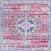 Unique Loom Renaissance Roma Border Washable Indoor Flatweave Woven Area Rug - 2 of 4