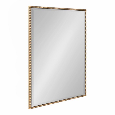 Mini Small Rectangle Wall Mirror Green Velvet - KLW Design