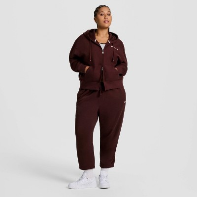 Champion Women's Cropped Fleece Zip-Up Sweatshirt