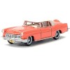 1956 Lincoln Continental Mark II Island Coral with Starmist White Top 1/87 (HO) Scale Diecast Model Car Oxford Diecast - 2 of 3