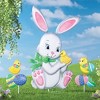 Collections Etc Easter Bunny and Friends Garden Stake Set - 2 of 2