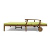 GDFStudio Abena Outdoor Acacia Wood Double Adjustable Chaise Lounge with Cushions - 4 of 4