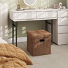 15" Ottoman with Storage, Folding Footstool, Storage Ottoman Bench, Cube Storage Chest Bedroom Bench with Storage 660 lb Load Capacity - 2 of 4