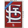 Trends International MLB St. Louis Cardinals - Logo 25 Framed Wall Poster Prints - 3 of 4