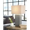 Set of 2 Amergin Grain Poly Table Lamps - Signature Design by Ashley: Contemporary Lighting, UL Listed - 3 of 4