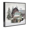 Stupell Industries Winter Rural Vintage Truck & Barn, 30" x 24" - 3 of 4