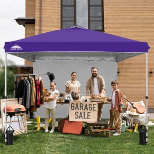EAGLE PEAK Pop Up Canopy Tent with 1 Sidewall, Easy Setup Event Tent - 1 of 4
