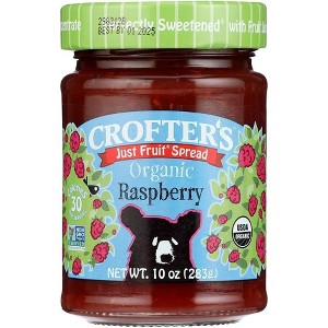 Crofters Organic Raspberry Fruit Spread, 10 Ounce - 6 per case. Y - 1 of 3