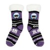 Jujutsu Kaisen Satoru Goji Women's Purple Faux Shearling Lined Crew Socks - 2 of 4