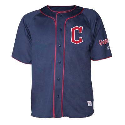 MLB Cleveland Indians Adults Button - Down Jersey 