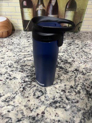  CamelBak Forge Flow Coffee & Travel Mug, Insulated Stainless  Steel - Non-Slip Silicon Base - Easy One-Handed Operation - 20oz, Black :  Home & Kitchen