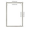 Amanti Art Lucie Silver White Framed Magnetic Dry Erase Board - 4 of 4