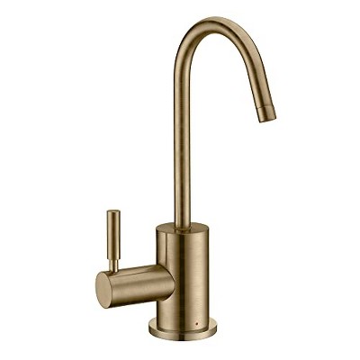ALFI Point of Use Instant Hot Water Drinking Faucet with Gooseneck Swivel Spout